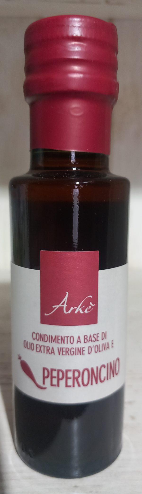 Huile d'olive extra vierge aromatisée piment 100 ml Sicilien