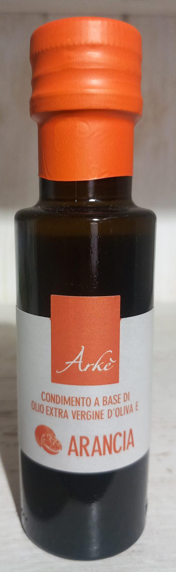 Huile d'olive extra vierge aromatisée orange 100 ml Sicilien